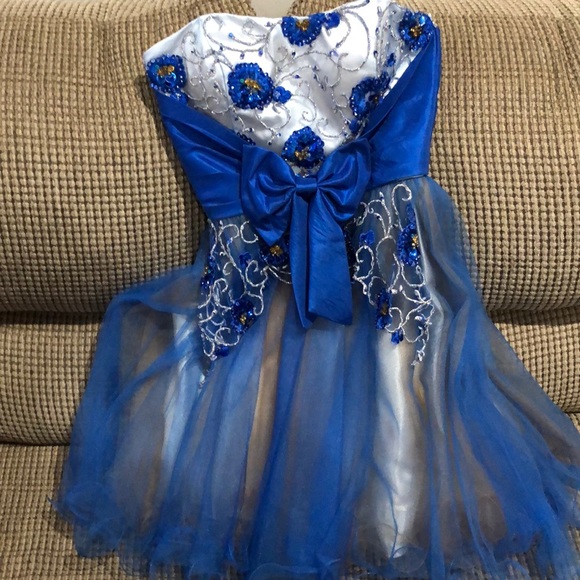 “Cinderella” Strapless Mini Dress - Picture 5 of 9